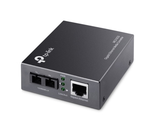 TP-Link MC210CS convertidor de medio 1000 Mbit/s 1310 nm Monomodo Negro