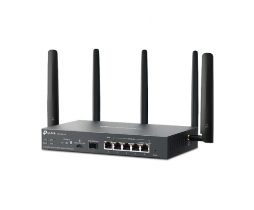 TP-Link Omada ER706W-4G router inalámbrico Gigabit Ethernet Doble banda (2,4 GHz / 5 GHz) Negro