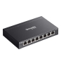 TP-Link Omada ES208GP switch Gestionado L2 Gigabit Ethernet (10/100/1000) Energía sobre Ethernet (PoE) DIN rail Negro