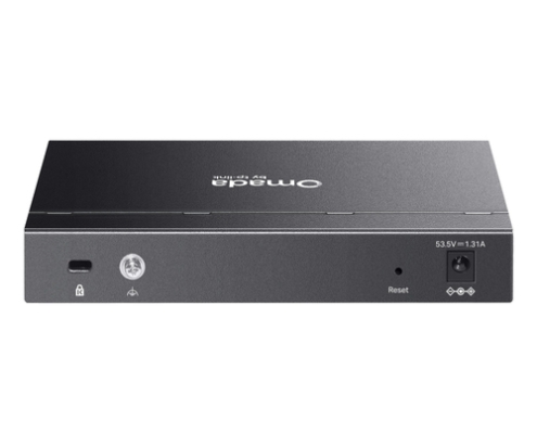TP-Link Omada ES208GP switch Gestionado L2 Gigabit Ethernet (10/100/1000) Energía sobre Ethernet (PoE) DIN rail Negro