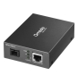 TP-Link Omada MC211CS-2 convertidor de medio 1000 Mbit/s 1310 nm Monomodo Negro