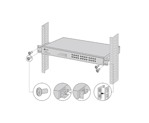 TP-Link Omada RackMount Kit-19 Kit de montaje