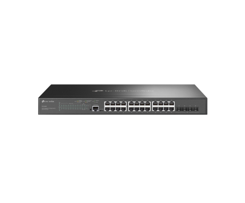 TP-Link Omada SG3428MP switch Gestionado L2+ Gigabit Ethernet (10/100/1000) Energía sobre Ethernet (PoE) 1U Negro