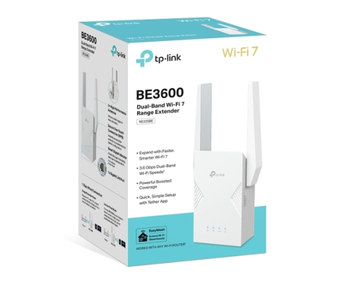 TP-Link RE225BE ampliador de red Repetidor de red Blanco