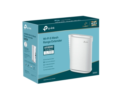 TP-Link RE900XD ampliador de red Transmisor de red Blanco 10, 100, 1000, 2500 Mbit/s
