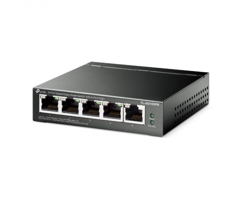 TP-LINK switch No administrado L2 Gigabit Ethernet (10/100/1000) EnergÍ­a sobre Ethernet (PoE) Negro