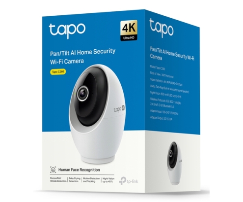TP-Link Tapo C260 Cámara de seguridad IP Interior 3840 x 2160 Pixeles Techo/Pared/Escritorio