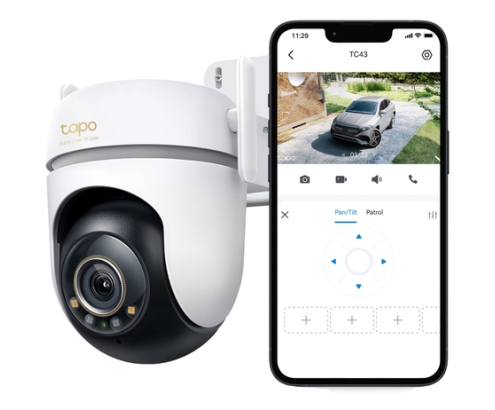 TP-Link Tapo TC43(EU) V2 Esférico Cámara de seguridad IP Interior y exterior 2880 x 1620 Pixeles Techo/Pared/Poste