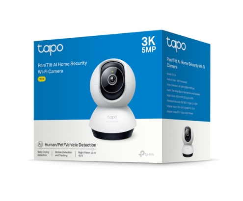 TP-Link Tapo TC74 cámara de vigilancia Bombilla Cámara de seguridad IP Interior 2880 x 1620 Pixeles Techo/Escritorio