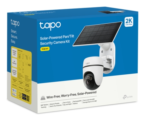 TP-Link Tapo TC90 KIT cámara de vigilancia Bombilla Cámara de seguridad IP Exterior 2304 x 1296 Pixeles Techo/Pared/Poste