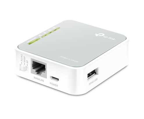 TP-Link TL-MR3020 router inalámbrico Ethernet rápido Banda única (2,4 GHz) Gris, Blanco