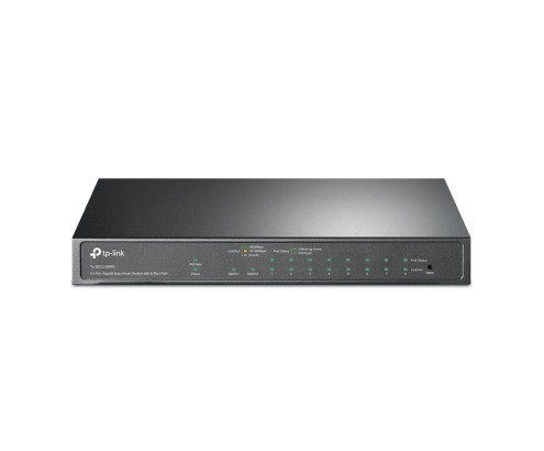 TP-Link TL-SG1210MPE switch Gestionado L2 Gigabit Ethernet (10/100/1000) Energía sobre Ethernet (PoE) Negro