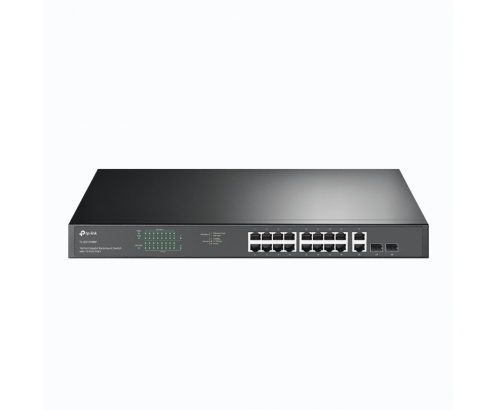 TP-LINK TL-SG1218MP switch Gigabit Ethernet (10/100/1000) EnergÍ­a sobre Ethernet (PoE) Negro