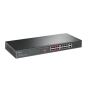 TP-Link TL-SL1218P switch No administrado Gigabit Ethernet (10/100/1000) Energía sobre Ethernet (PoE) 1U Negro