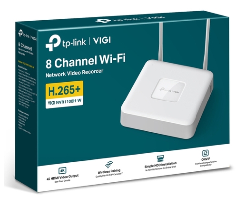 TP-Link VIGI NVR1108H-W Blanco
