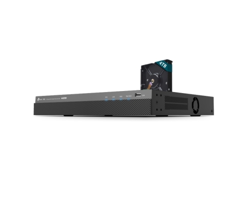 TP-Link VIGI VIGINVR2016H-16MP4TB Grabadore de vídeo en red (NVR) Negro
