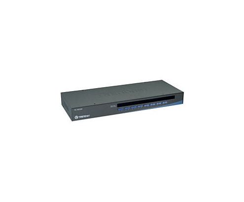 Trendnet 16-Port USB/PS/2 Rack Mount KVM Switch interruptor KVM Montaje en rack Negro