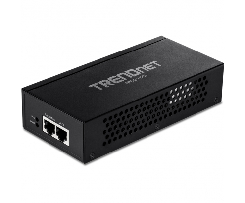 Trendnet Adaptador e inyector de PoE 2.5 Gigabit Ethernet Negro