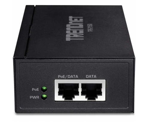 Trendnet Adaptador e inyector de PoE 2.5 Gigabit Ethernet Negro