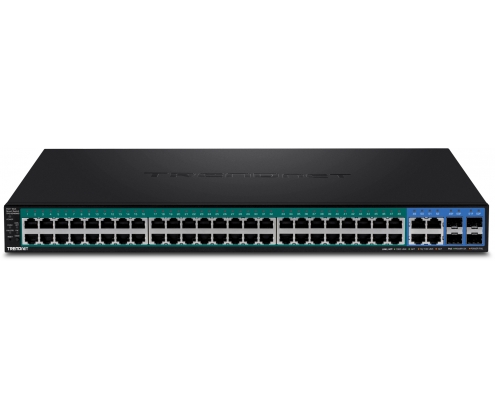 Trendnet switch Gestionado Gigabit Ethernet (10/100/1000) EnergÍ­a sobre Ethernet (PoE) 1U Negro