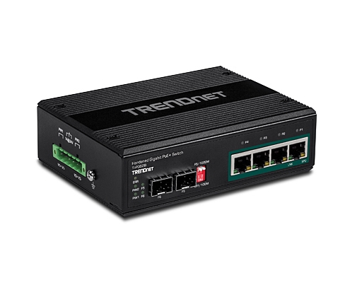 Trendnet switch No administrado L2 Gigabit Ethernet (10/100/1000) EnergÍ­a sobre Ethernet (PoE) Negro