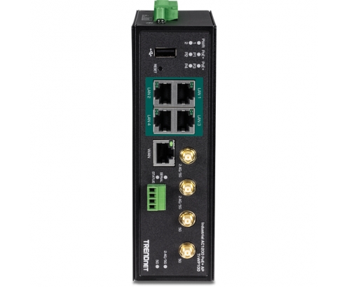 Trendnet TI-WP100 router inalámbrico Gigabit Ethernet Doble banda (2,4 GHz / 5 GHz) Negro