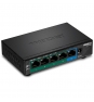 Trendnet TPE-TG52 switch No administrado Gigabit Ethernet (10/100/1000) EnergÍ­a sobre Ethernet (PoE) Negro