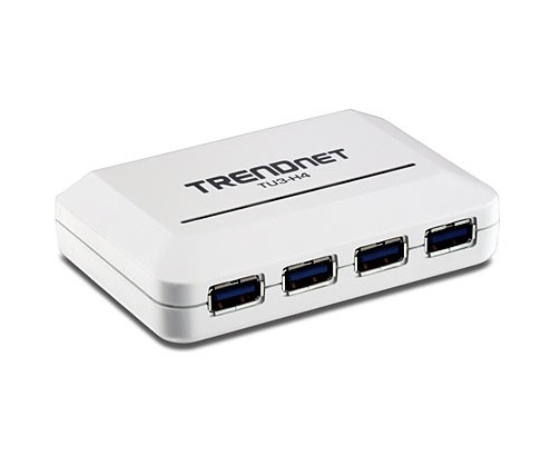 Trendnet TU3-H4 hub de interfaz 5000 Mbit/s Blanco