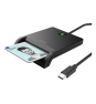 Trust 26253 lector de tarjeta inteligente Interior USB 2.0 Negro