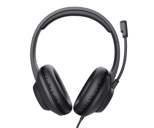 Trust Ayda Max Auriculares Alámbrico Diadema Oficina/Centro de llamadas Negro