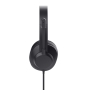 Trust Ayda Max USB Auriculares Alámbrico Diadema Oficina/Centro de llamadas USB Type-C / USB Type-A Negro