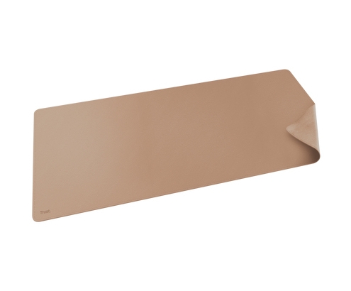 Trust Benya XXL protector de escritorio Cloruro de polivinilo (PVC) Beige