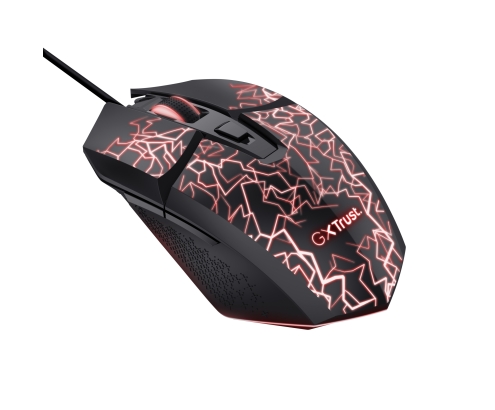 Trust GXT 113 Felox ratón Juego mano derecha USB tipo A Óptico 6400 DPI