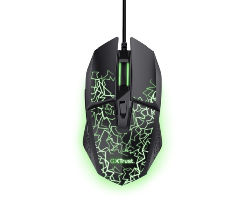 Trust GXT 113 Felox ratón Juego mano derecha USB tipo A Óptico 6400 DPI