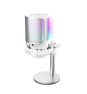 Trust GXT 238W Auron Gris, Blanco Micrófono para crear podcasts