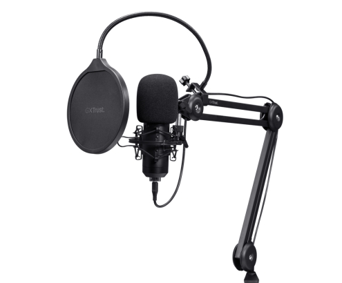 Trust GXT 270 Emita II+ Negro Micrófono para crear podcasts