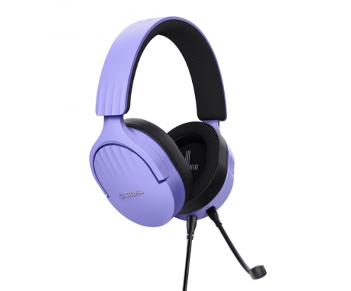 Trust GXT 489P FAYZO Auriculares Alámbrico Diadema Juego Negro, Púrpura