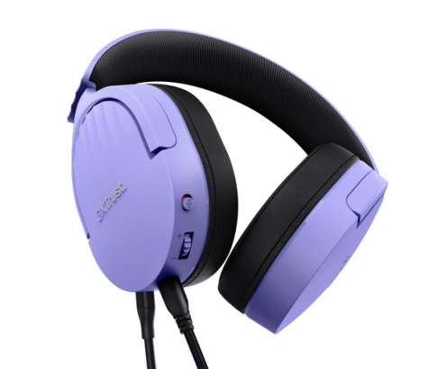 Trust GXT 489P FAYZO Auriculares Alámbrico Diadema Juego Negro, Púrpura