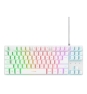 Trust GXT 833W Thado TKL teclado Juego USB QWERTY Español Blanco