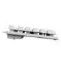Trust GXT 833W Thado TKL teclado Juego USB QWERTY Español Blanco