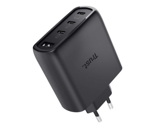 Trust Maxo 65W Universal Negro Corriente alterna Carga rápida Interior