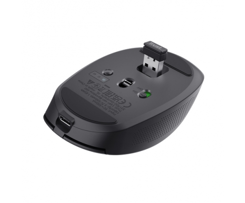 Trust Ozaa ratón mano derecha RF Wireless + Bluetooth Í“ptico 3200 DPI
