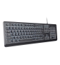 Trust Primo Beleuchtete teclado Hogar / Oficina USB QWERTY Español Negro