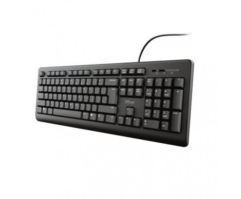 Trust Primo teclado USB Portugués Negro