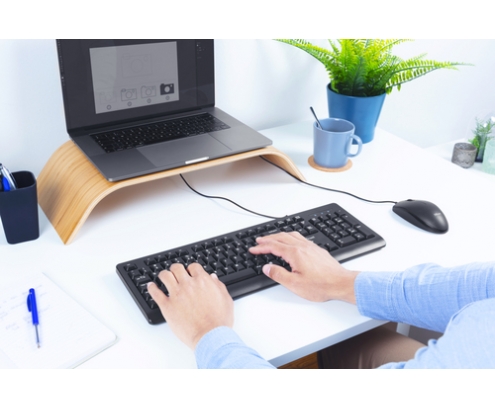 Trust Primo teclado USB Portugués Negro