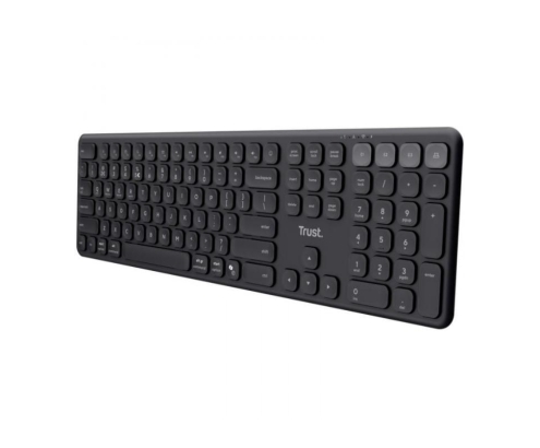 Trust Teclado inalámbrico multidispositivo Vaiya Negro