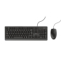Trust TKM-250 teclado Ratón incluido Universal USB Español Negro