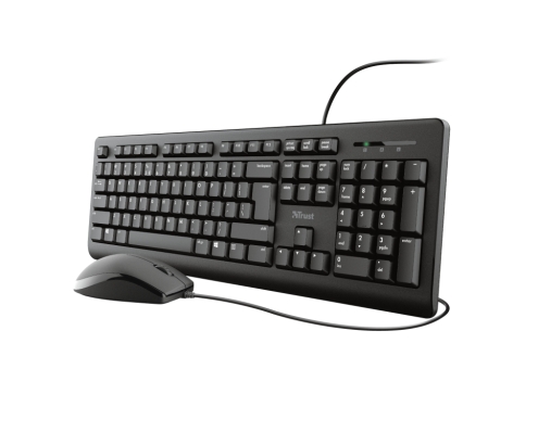 Trust TKM-250 teclado Ratón incluido Universal USB Español Negro
