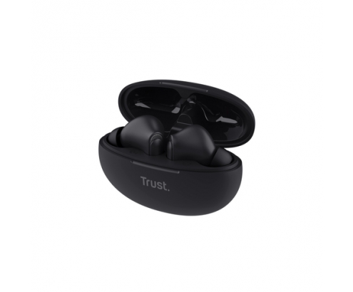 Trust Yavi Auriculares True Wireless Stereo (TWS) Dentro de oÍ­do Llamadas/Música USB Tipo C Bluetooth Negro