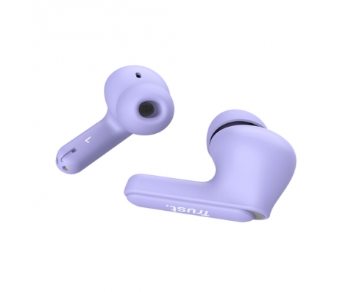 Trust Yavi Auriculares True Wireless Stereo (TWS) Dentro de oÍ­do Llamadas/Música USB Tipo C Bluetooth Púrpura